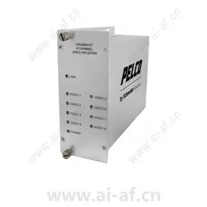Pelco FRV80M1ST 8 Channel ST Video Fiber Receiver