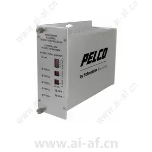 Pelco FTV40D2S1FC 4 Channel FC Video Fiber Transmitter Bidirectional