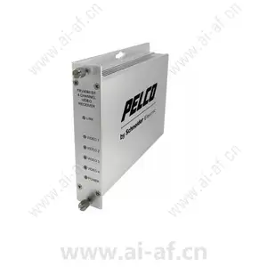 Pelco FTV40M1ST 4 Channel Video Fiber Transmitter ST Connector