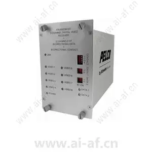 Pelco FTV80D2M1ST 8 Channel ST Video Fiber Transmitter Bidirectional