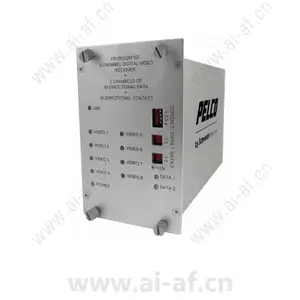 Pelco FTV80D2S1FC 8 Channel FC Video Fiber Transmitter Bidirectional
