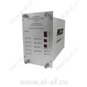 派尔高 Pelco FTV80D2S1ST 8 通道 ST 视频光纤发射器双向
