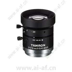 腾龙 TAMRON M117FM08 1/1.7英寸 8mm F/2.4-16 手动光圈 工业镜头 机器视觉镜头 C接口