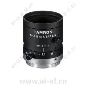 腾龙 TAMRON M117FM16 1/1.7英寸 16mm F/2.4-16 手动光圈 工业镜头 机器视觉镜头 C接口