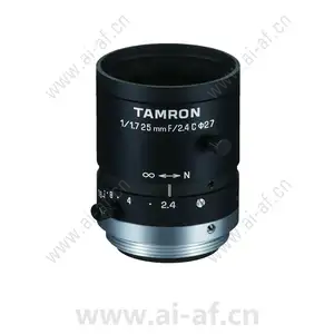 腾龙 TAMRON M117FM25-RG 1/1.7英寸 25mm 2.4-16 手动光圈坚固机器视觉镜头 C接口