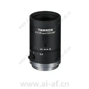 腾龙 TAMRON M117FM35 1/1.7英寸 35mm F/2.4-16 手动光圈 工业镜头 机器视觉镜头 C接口