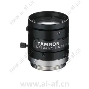 腾龙 TAMRON MA23F16V 2/3英寸 16mm F/2.4-16 手动光圈 机器视觉镜头 C接口