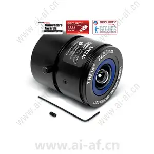 美国 Theia MY23F 2.3mm 超广角无畸变 5+ MP 日/夜 1/1.8英寸 格式 固定光圈 C 接口 +M12接口 镜头