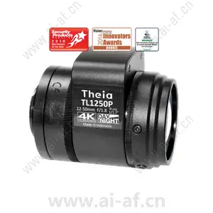 美国 Theia TL1250P R3 CS 12-50mm 4k 12 MP 日/夜 1/1.7 英寸 精确光圈 电动变焦和对焦 红外截止 CS 接口 长焦镜头