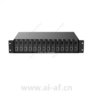 TP-LINK TL-FC1400 fiber transceiver dedicated rack built-in single power supply 14 slots support hot swap