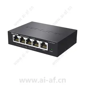 TP-LINK TL-SF1005LP 5口百兆非网管PoE交换机 1FE 4PoE 41W 铁壳
