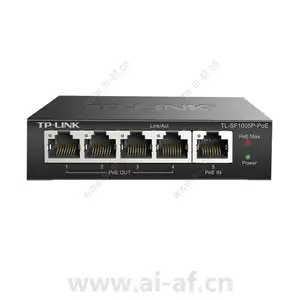 TP-LINK TL-SF1005P-PoE 5口百兆非网管PoE交换机 1进4出PoE 30W