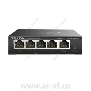 TP-LINK TL-SF1005PF 5口百兆非网管PoE交换机 1FE 4PoE 57W 铁壳