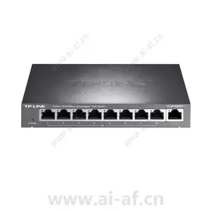 TP-LINK TL-SF1009PT 9口百兆非网管PoE交换机 1FE 8PoE 125W铁壳