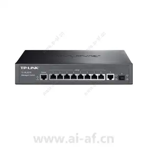 TP-LINK TL-SL3210 千兆上联网管交换机 8FE 1GE 1SFP 铁壳 二层