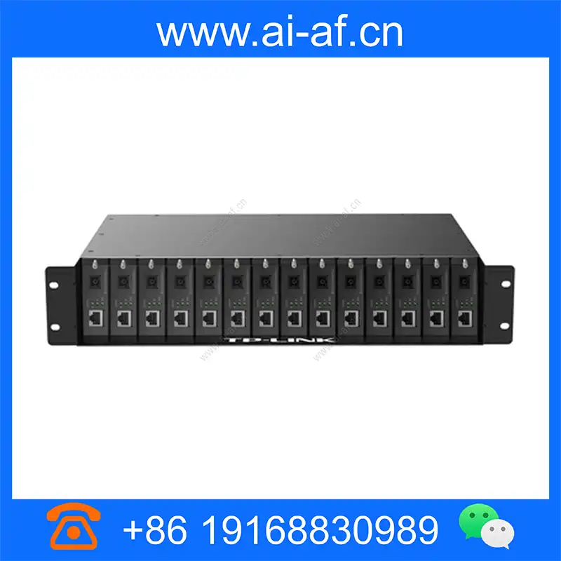 TP-LINK TL-FC1400 光纤收发器专用机架内置单电源14槽支持热插拔 tl-fc1400_img_00.webp
