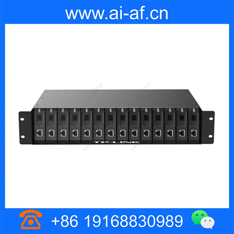 TP-LINK TL-FC1420 光纤收发器专用机架内置双电源14槽支持热插拔 tl-fc1420_img_00.webp