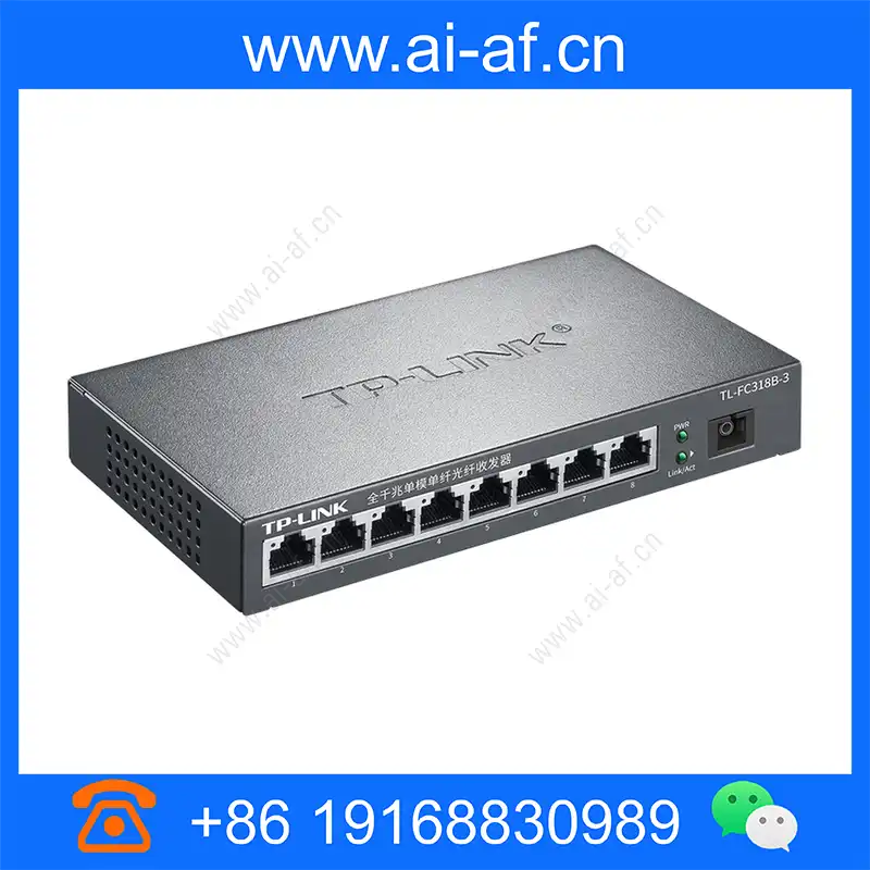 TP-LINK TL-FC318B-3 Fiber Transceiver Full Gigabit Single Mode Single Fiber 1SC 8GE 3KM tl-fc318b-3_img_00.webp