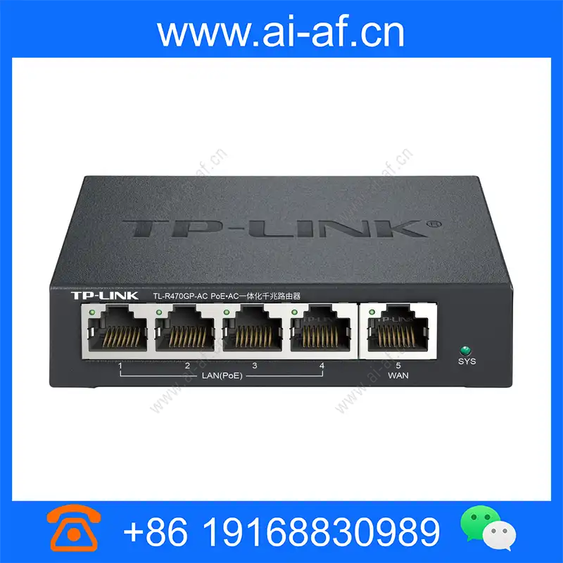 TP-LINK TL-R470GP-AC PoE·AC all-in-one Gigabit Router 5 ports with machine capacity 30 manage 20 APs tl-r470gp-ac_img_00.webp