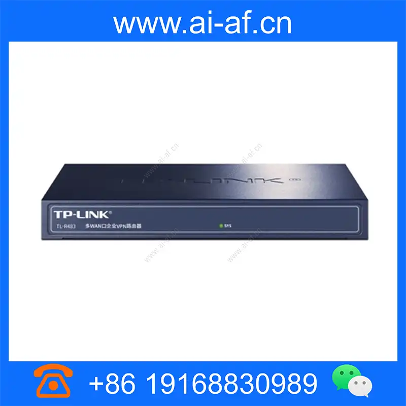 TP-LINK TL-R483 Multi-WAN Enterprise VPN 100M Router 5 ports with machine capacity 30 manage 10 APs tl-r483_img_00.webp