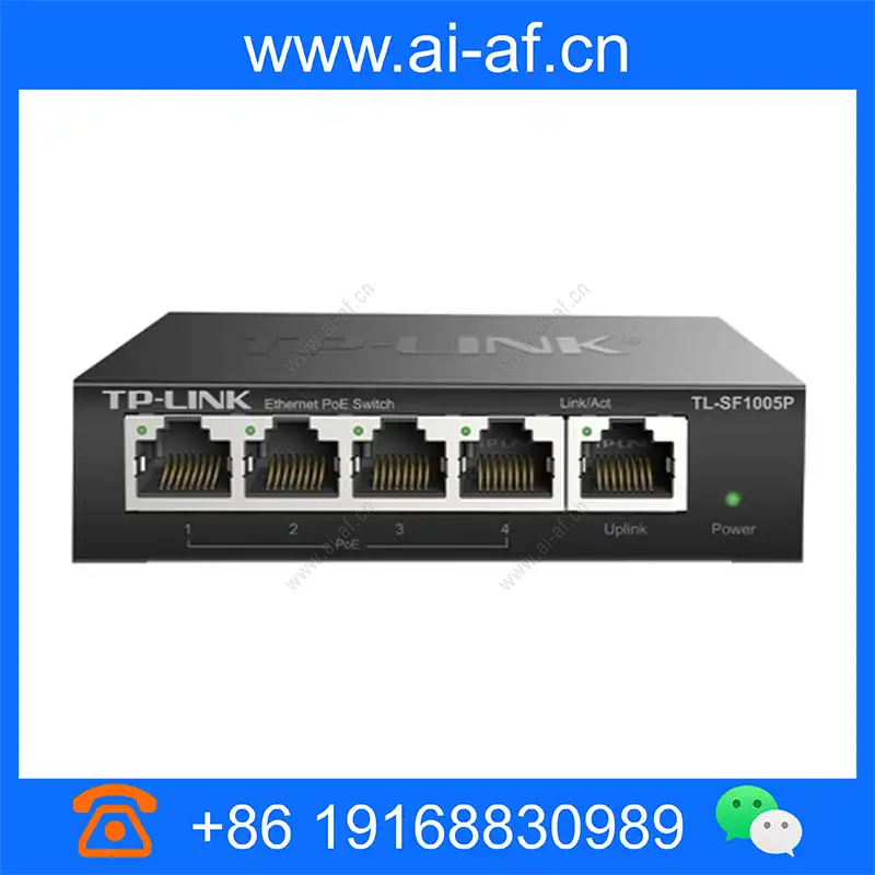 TP-LINK TL-SF1005P 5口百兆非网管PoE交换机 1FE 4PoE 57W 铁壳 tl-sf1005p_img_00.webp