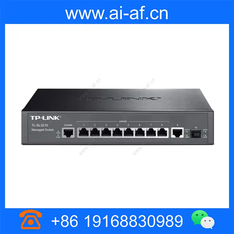 TP-LINK TL-SL3210 gigabit upper managed switch 8FE 1GE 1SFP iron shell layer 2 tl-sl3210_img_00.webp