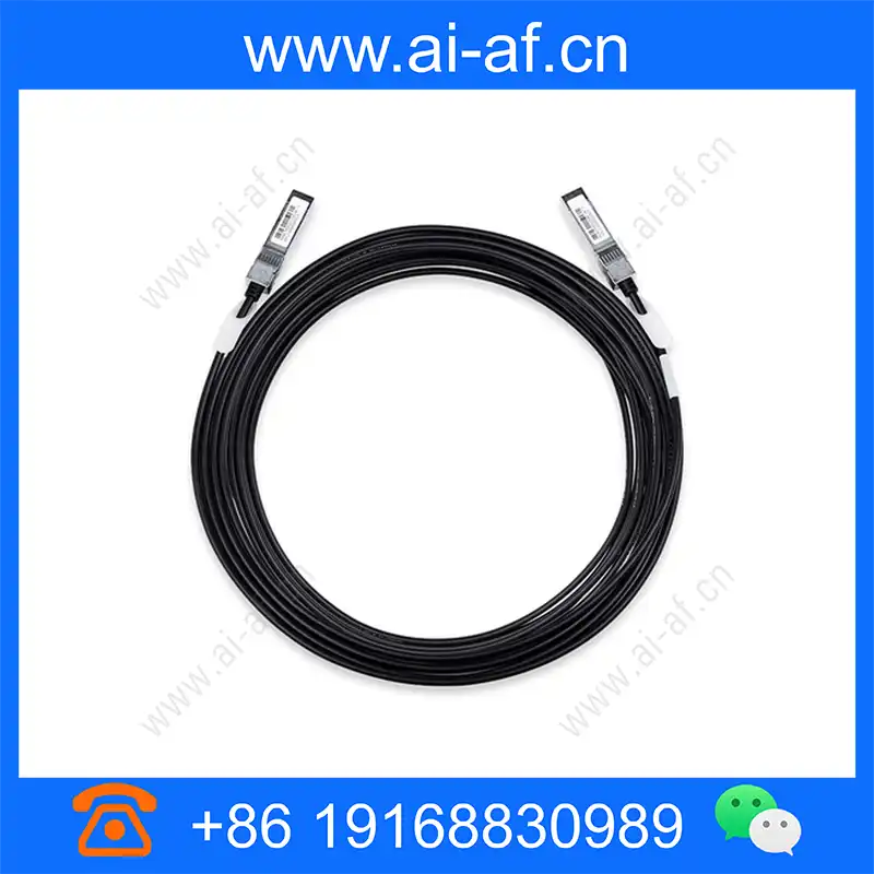 TP-LINK TL-TC532-3 10 Gigabit SFP+ optical fiber jumper 3 meters long cable with optical modules at both ends tl-tc532-3_img_00.webp